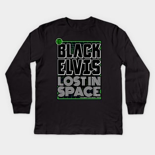 Black Elvis - Lost in Space Kids Long Sleeve T-Shirt